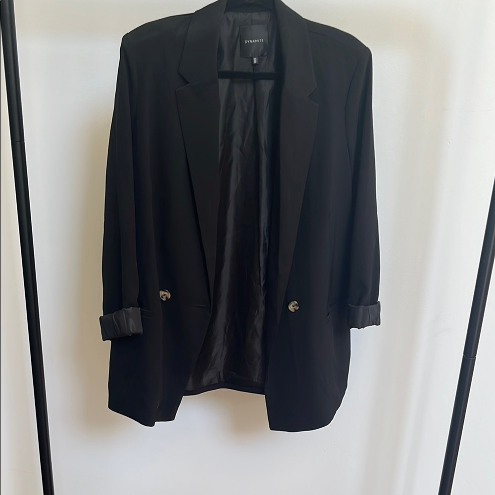Dynamite Black Blazer Oversized